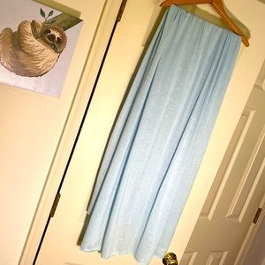 Large Light Blue Head Wrap Scarf